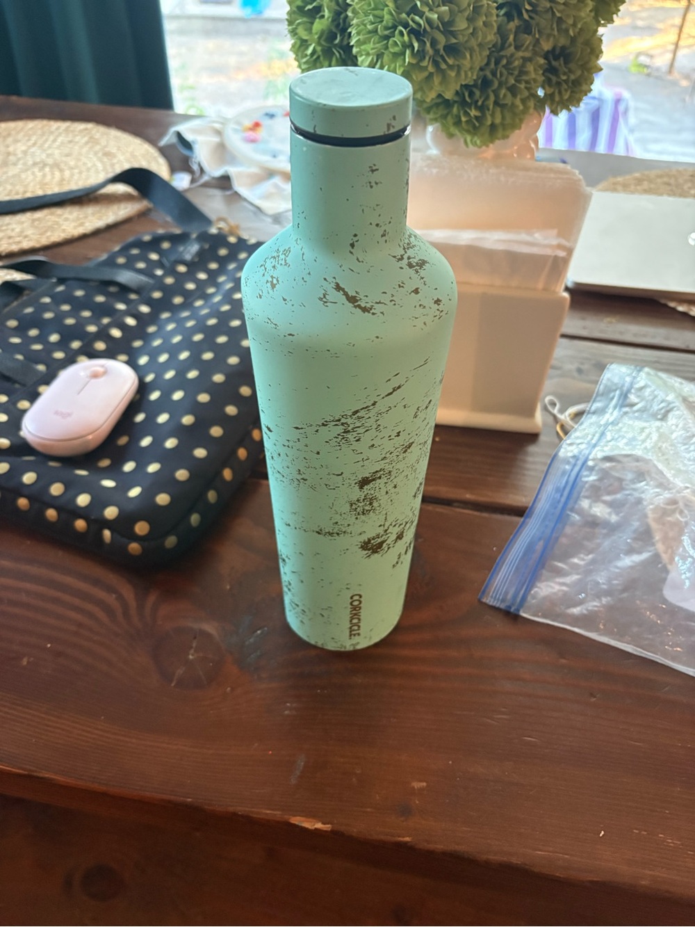 Corkcicle 25oz Copper Patina Mint Insulated Canteen